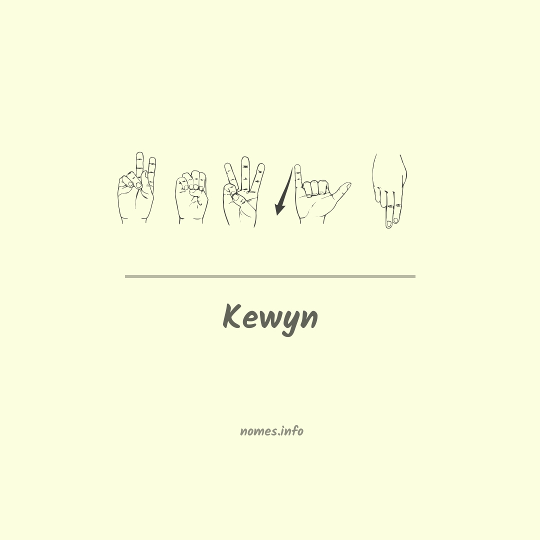 Kewyn em Libras Kewyn em Libras