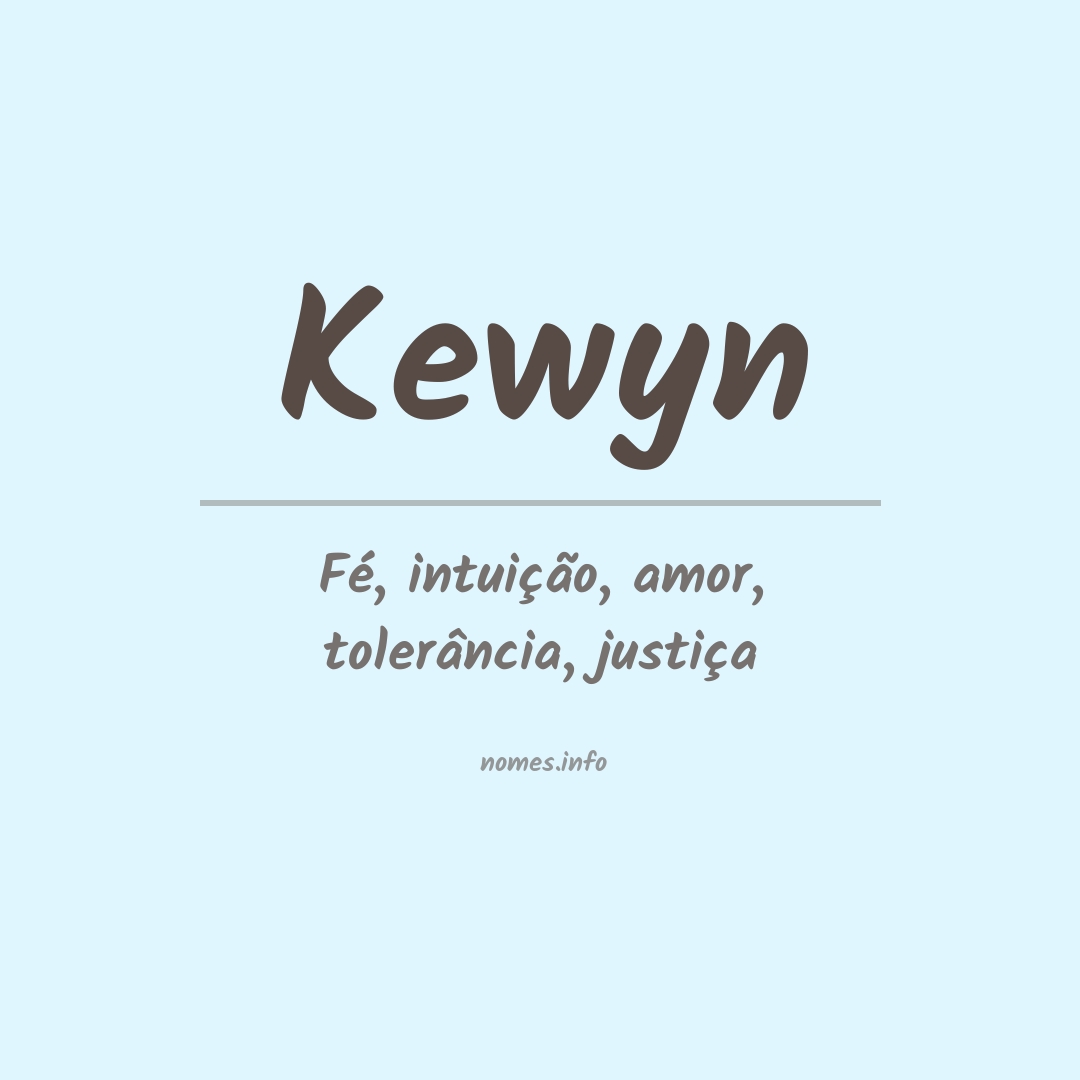 Significado do nome Kewyn Significado do nome Kewyn