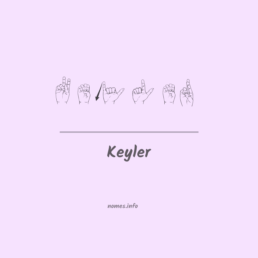 Keyler em Libras
