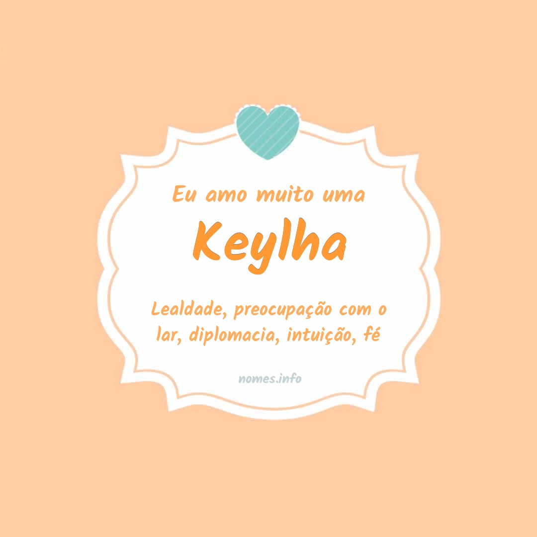 Eu amo muito Keylha