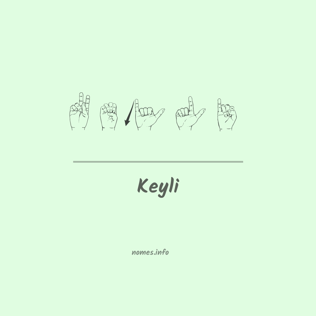 Keyli em Libras
