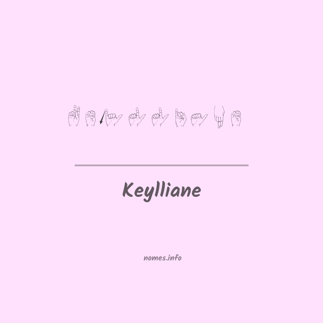 Keylliane em Libras