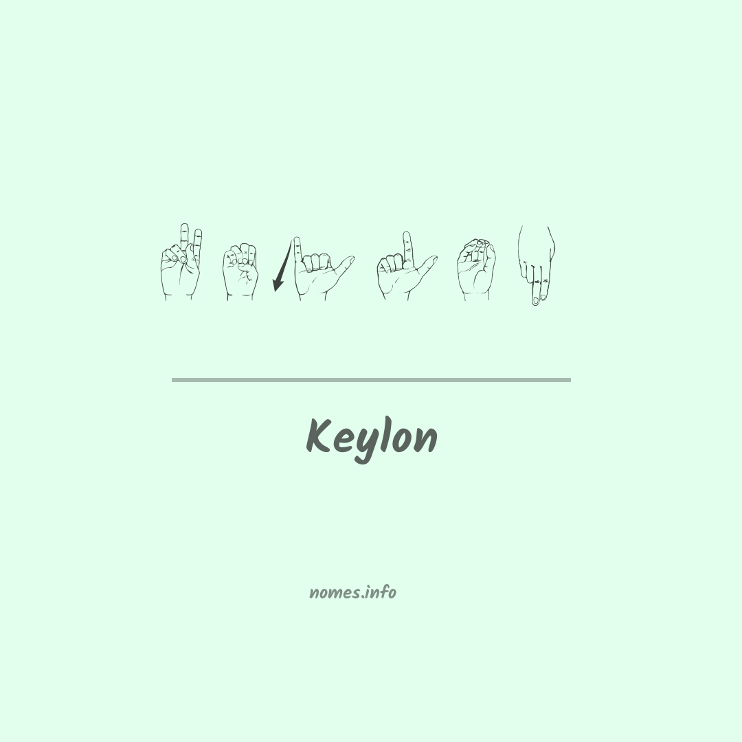 Keylon em Libras