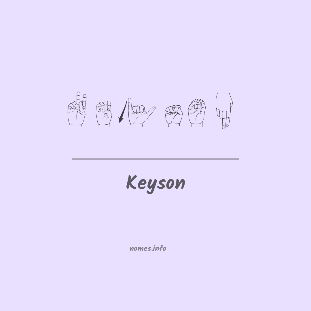 Keyson em Libras