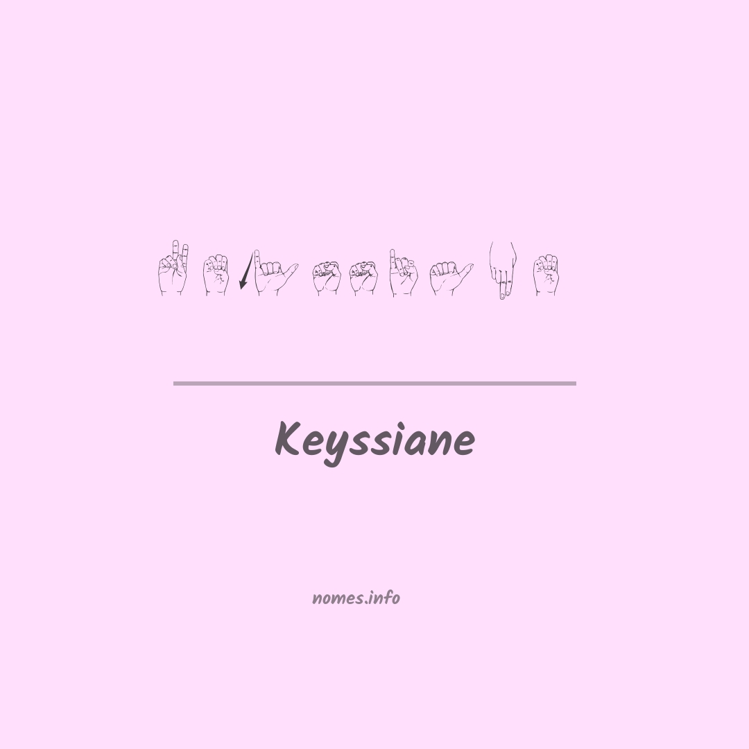 Keyssiane em Libras