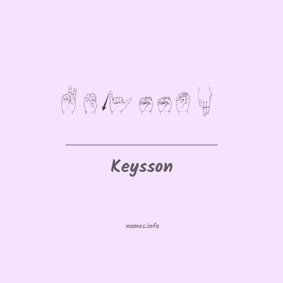 Keysson em Libras