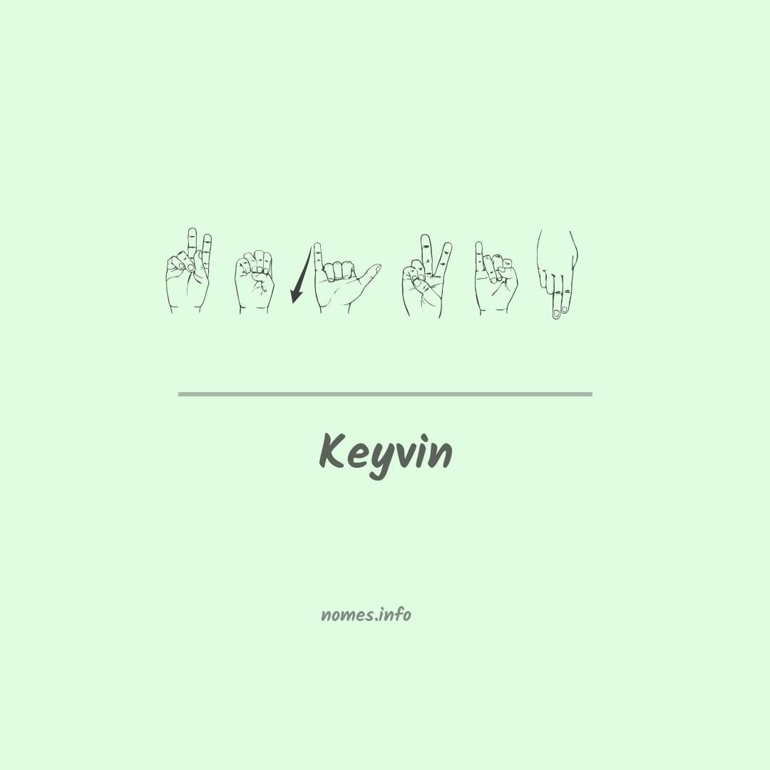 Keyvin em Libras