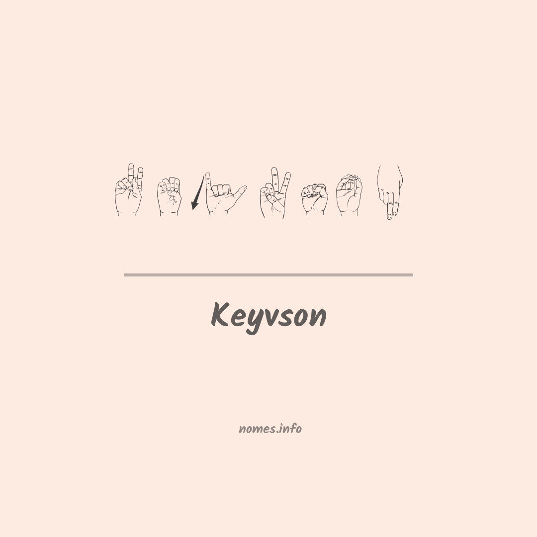Keyvson em Libras