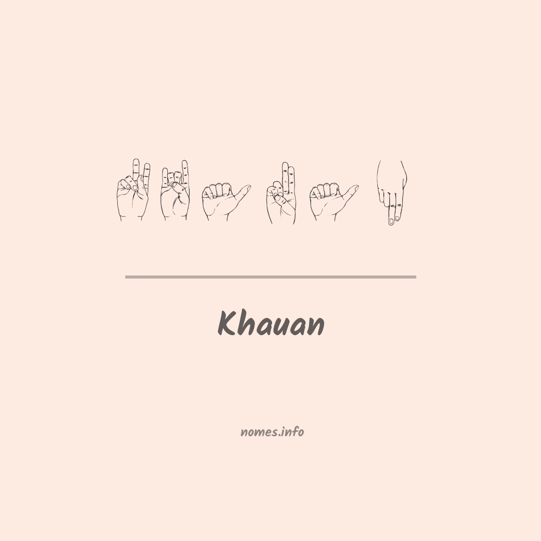 Khauan em Libras