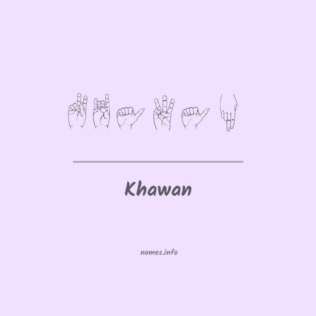 Khawan em Libras