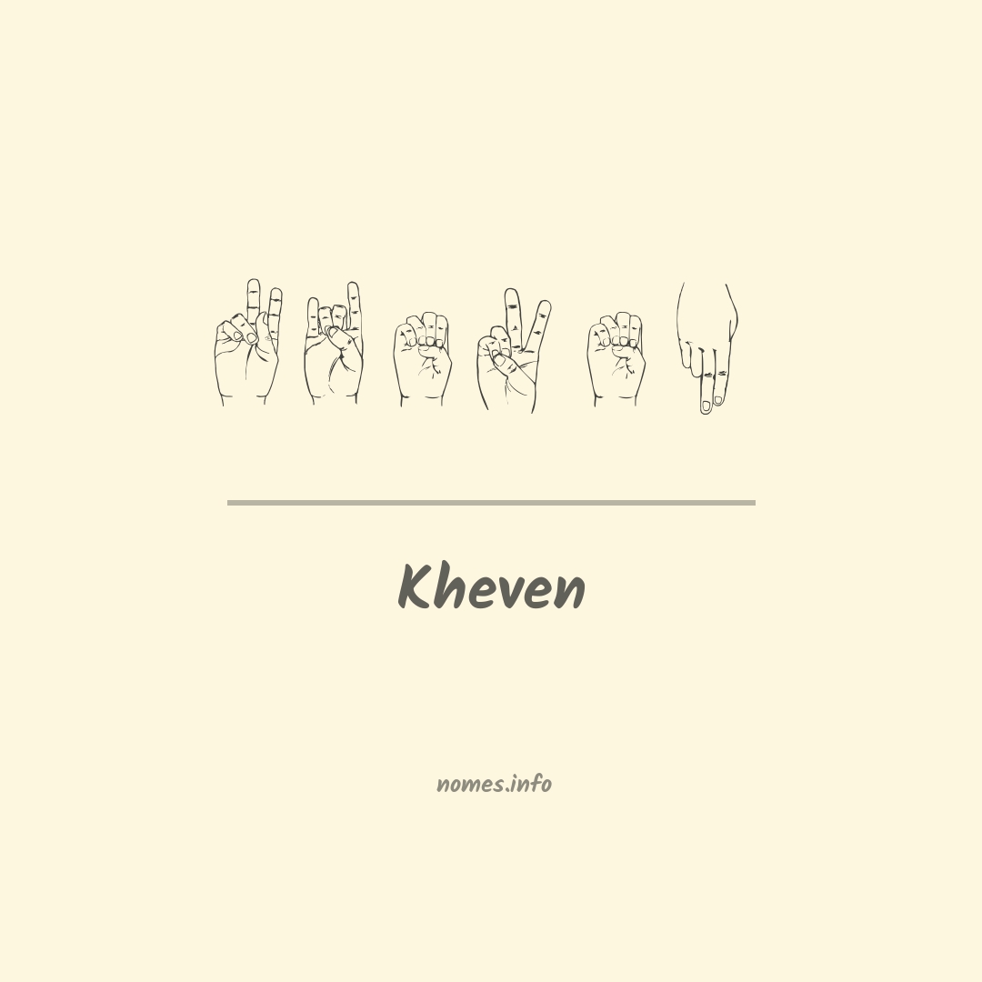 Kheven em Libras
