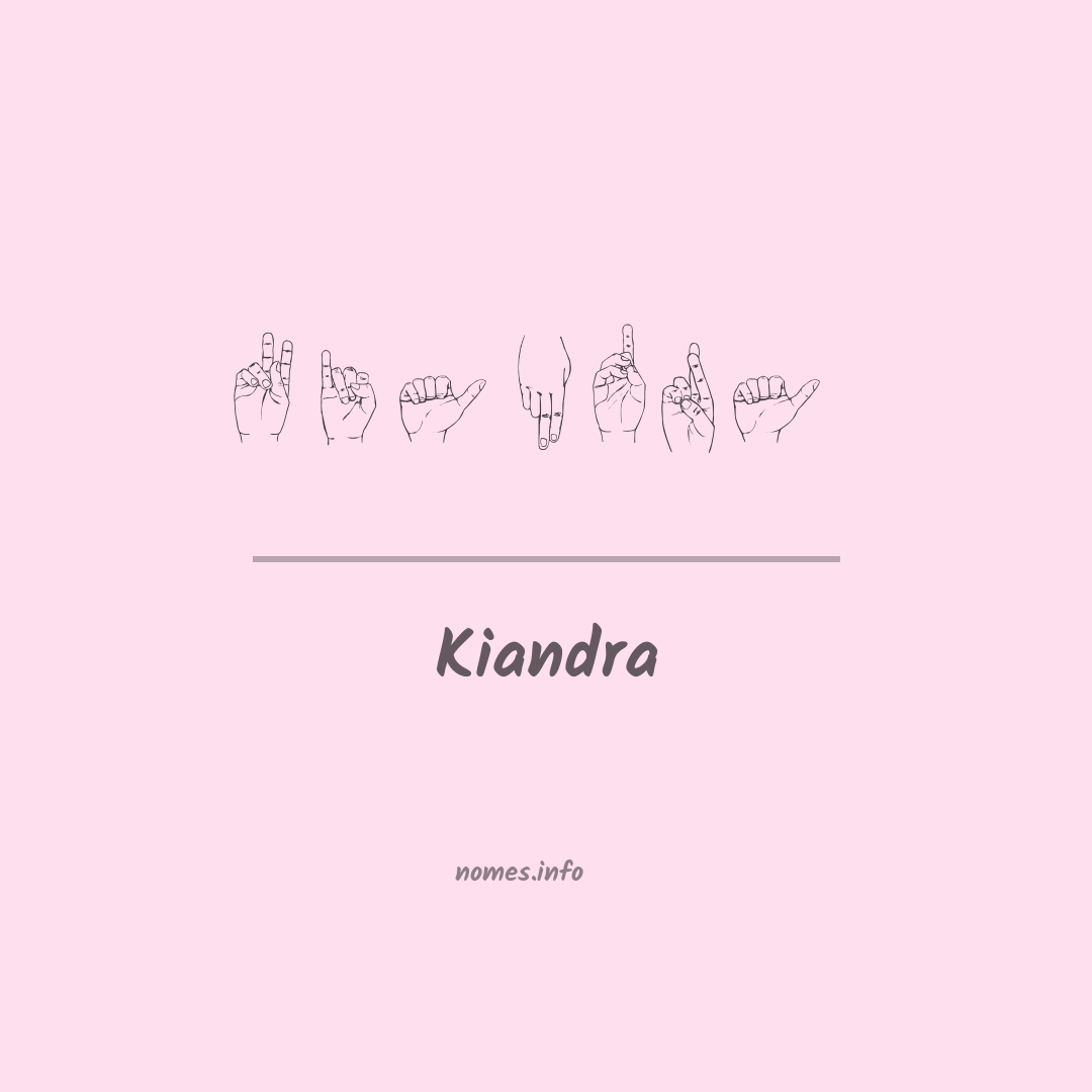 Kiandra em Libras