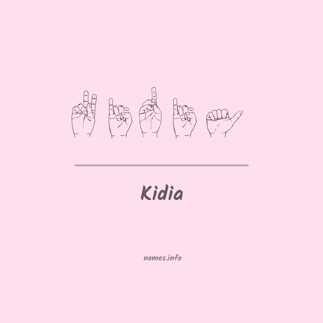 Kidia em Libras