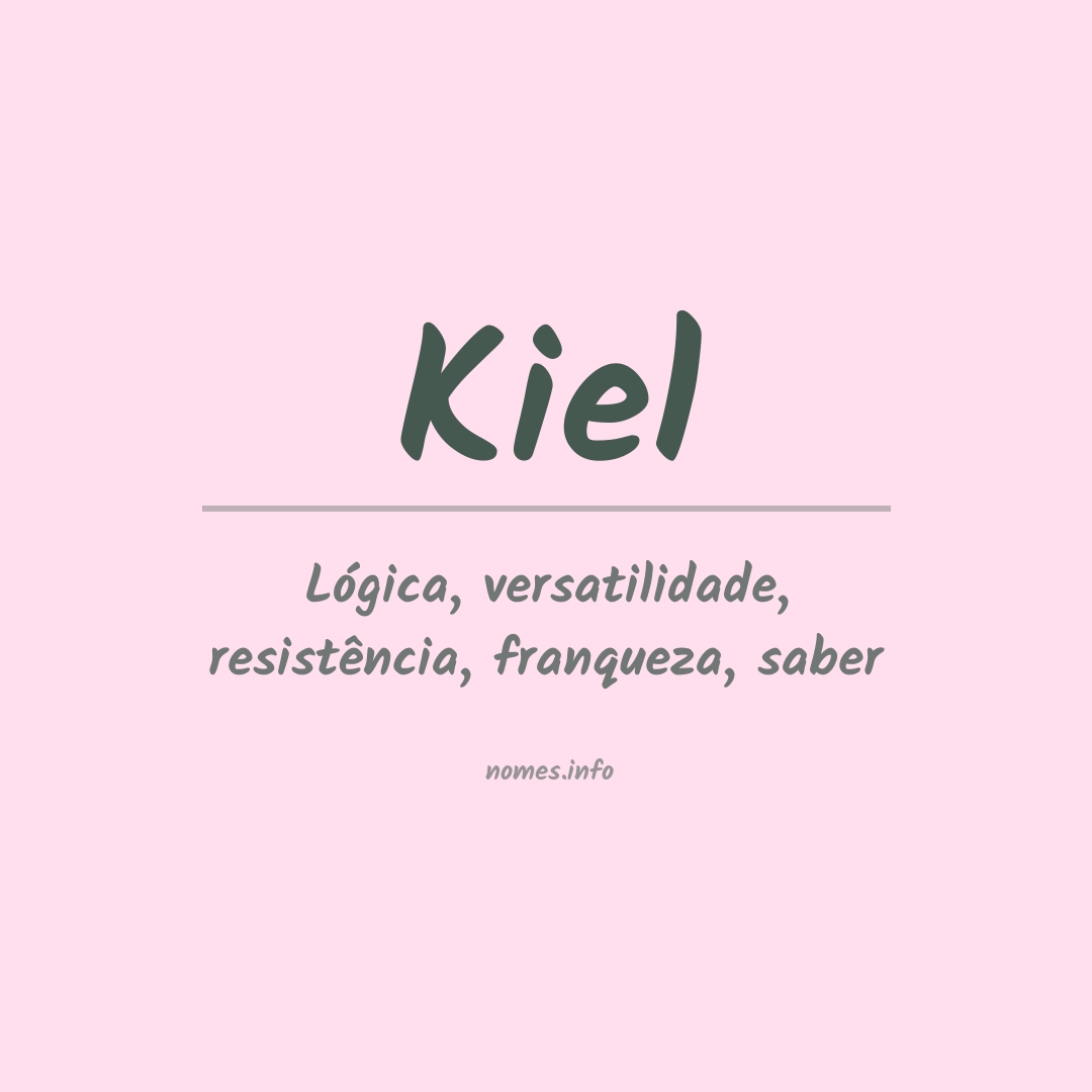 Significado do nome Kiel