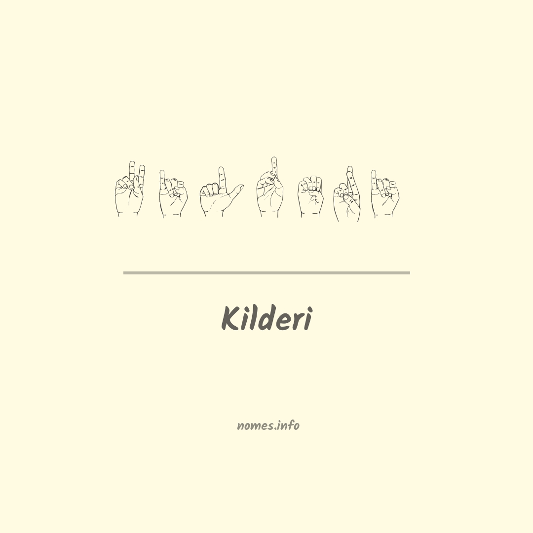 Kilderi em Libras