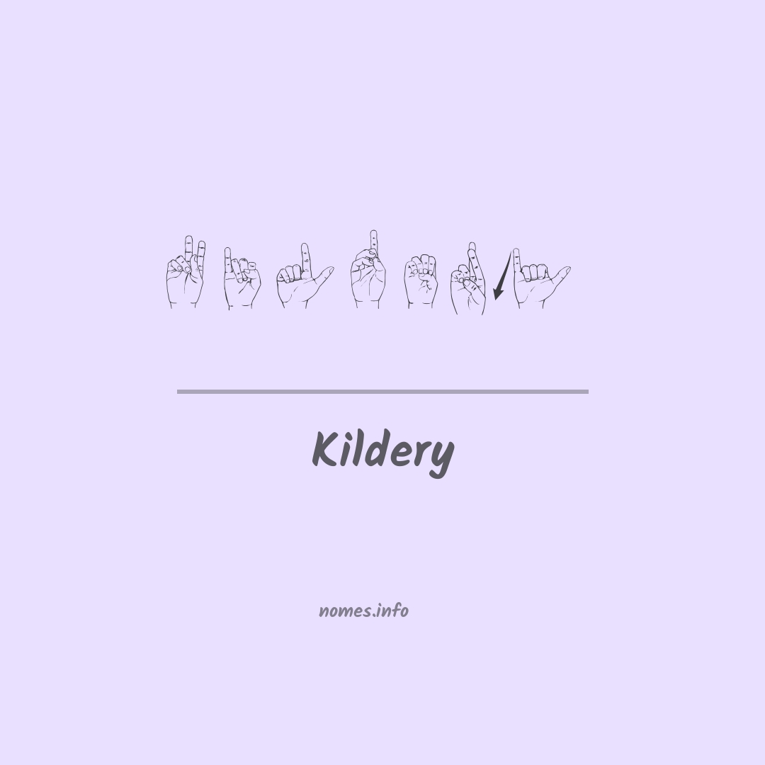 Kildery em Libras