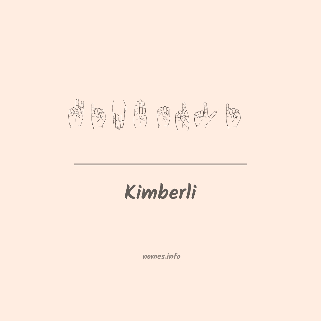 Kimberli em Libras