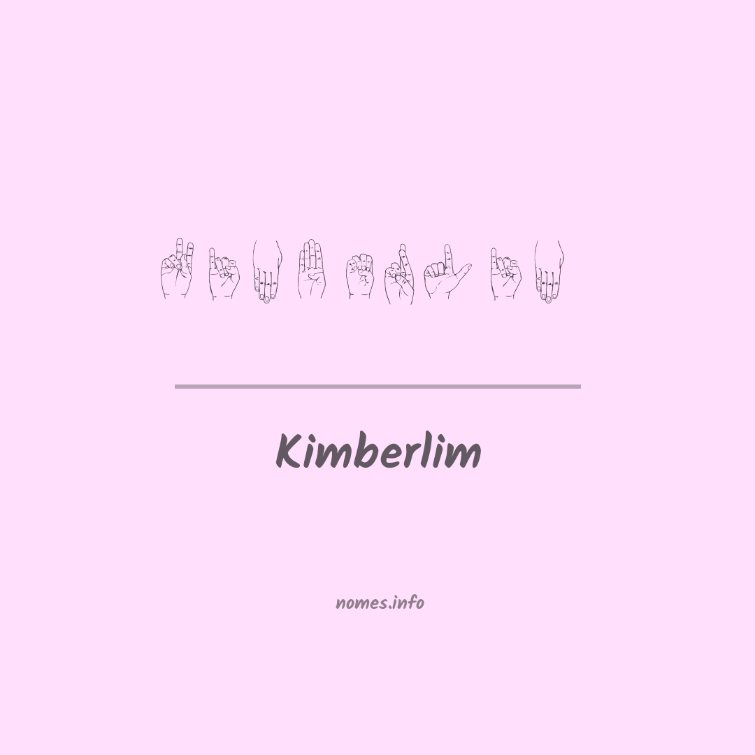 Kimberlim em Libras