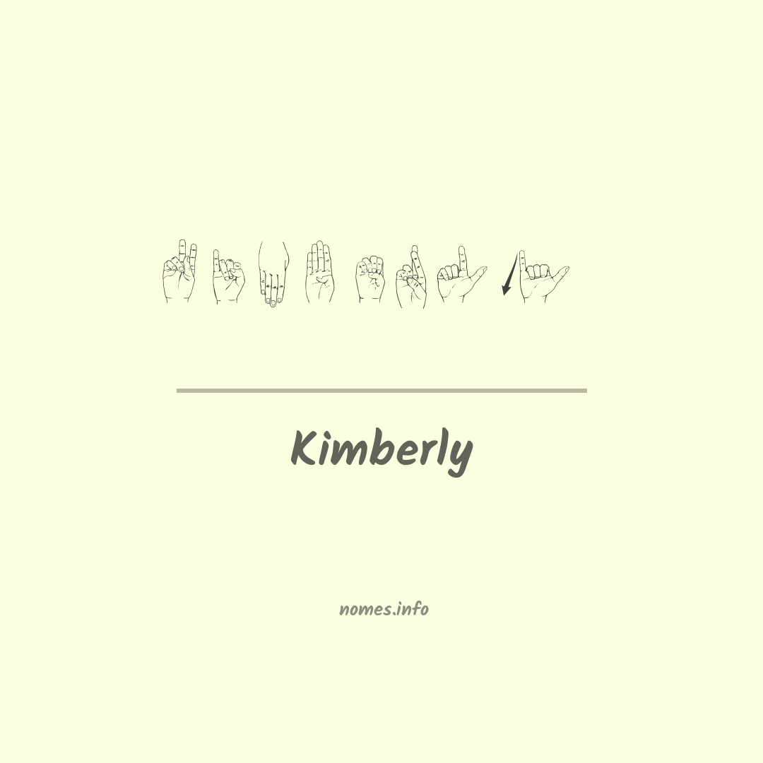 Kimberly em Libras Kimberly em Libras