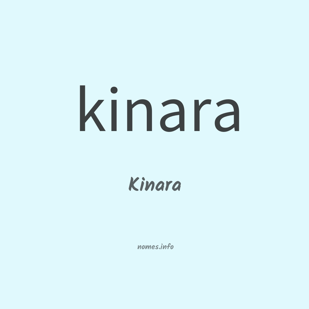 Kinara em chinês