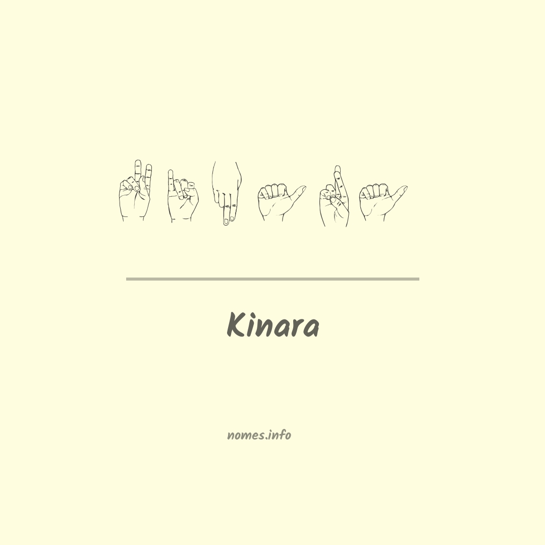 Kinara em Libras