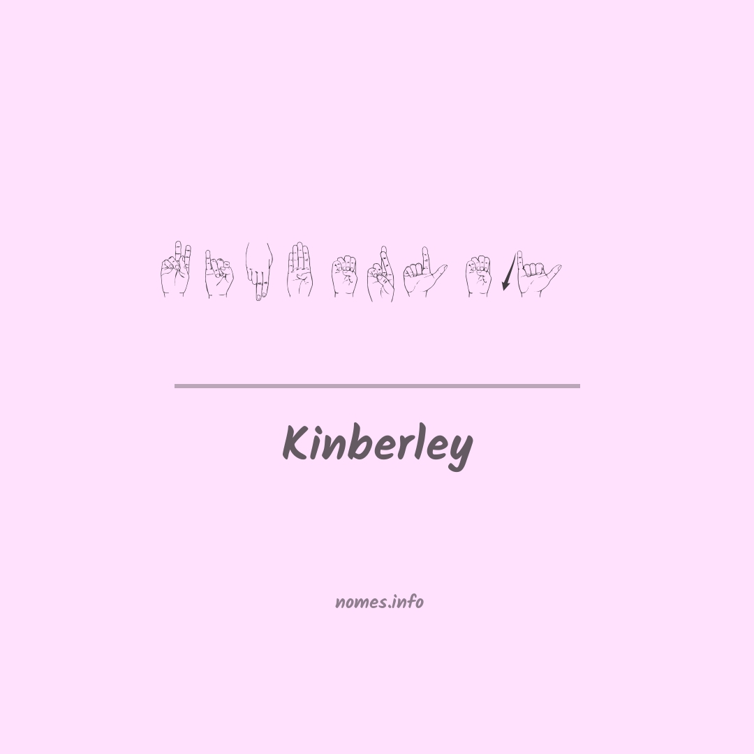 Kinberley em Libras