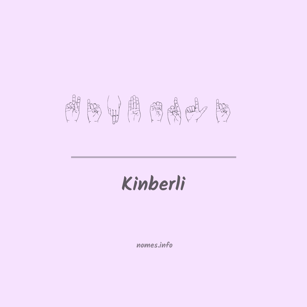 Kinberli em Libras