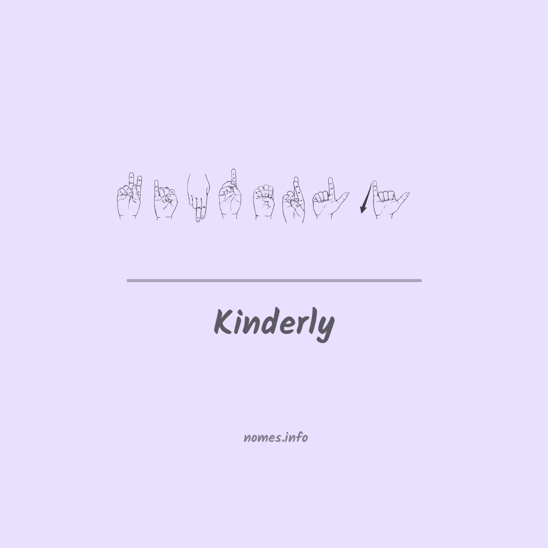 Kinderly em Libras