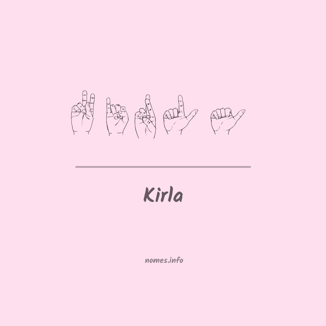 Kirla em Libras
