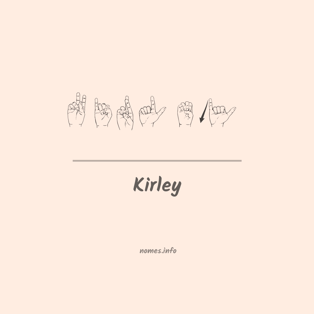 Kirley em Libras