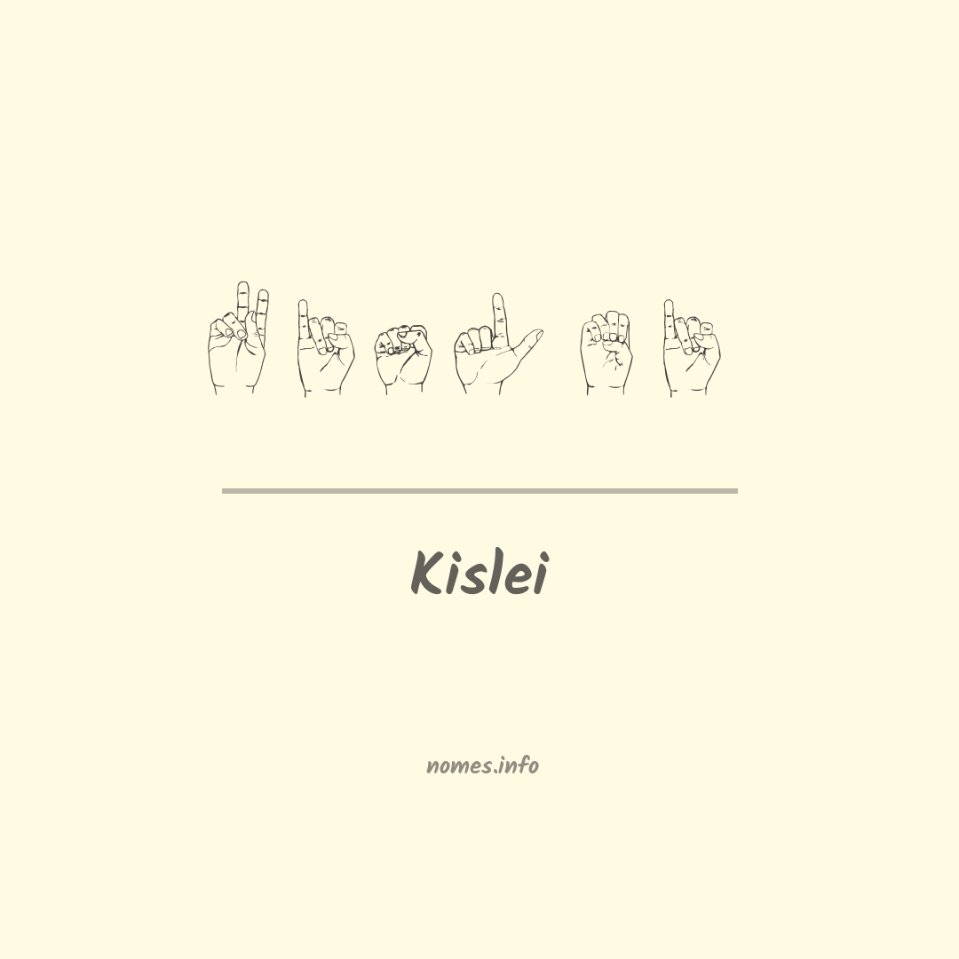 Kislei em Libras