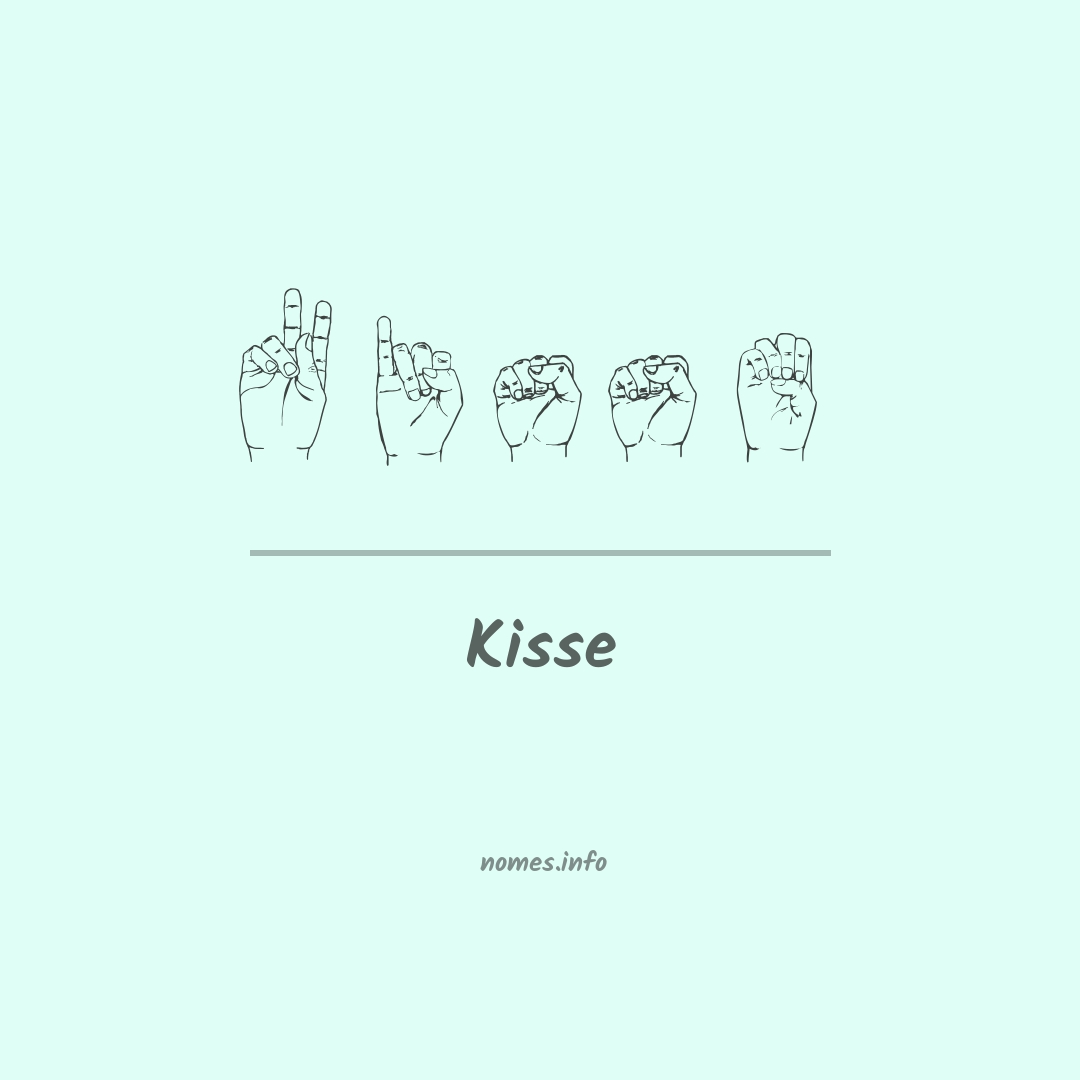 Kisse em Libras
