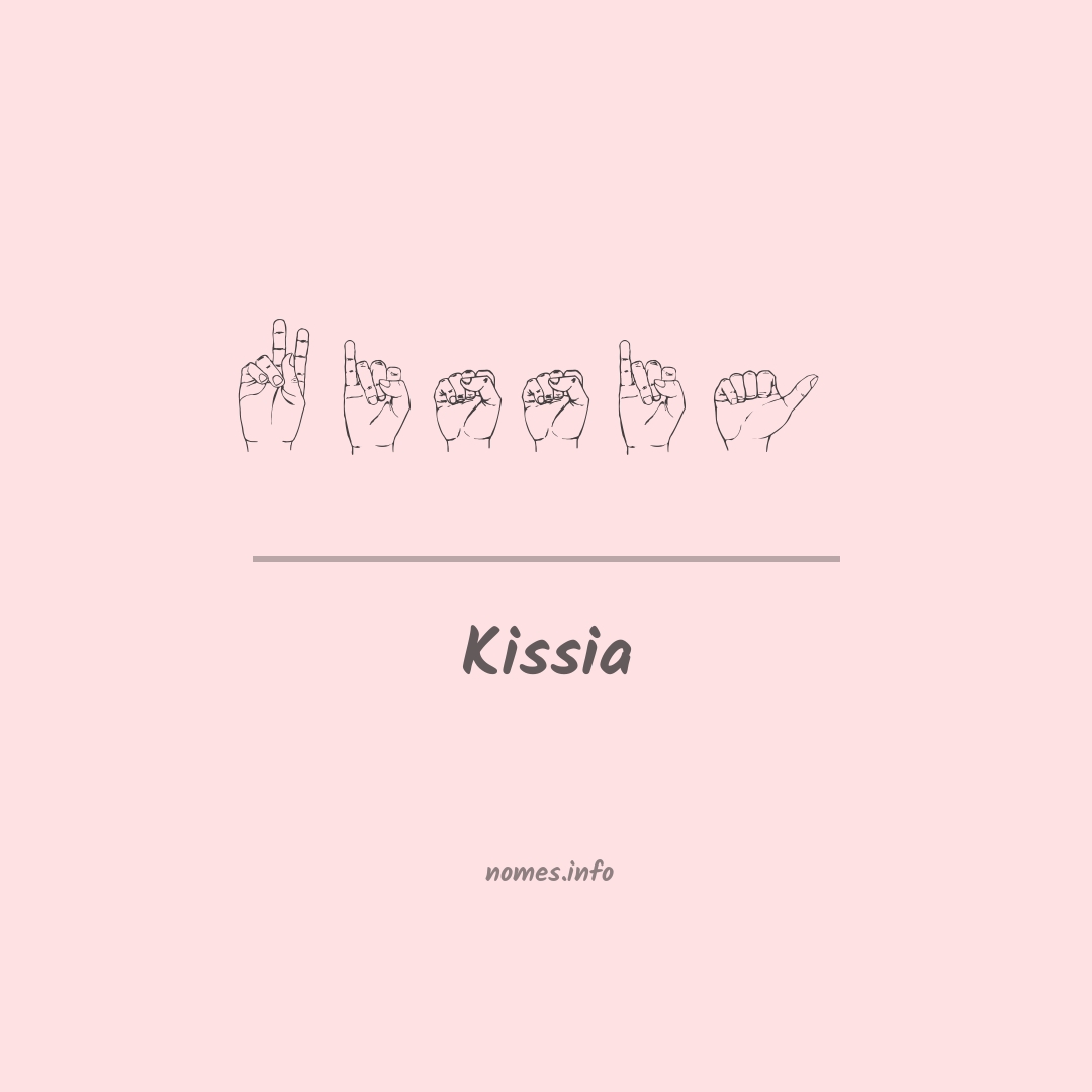 Kissia em Libras