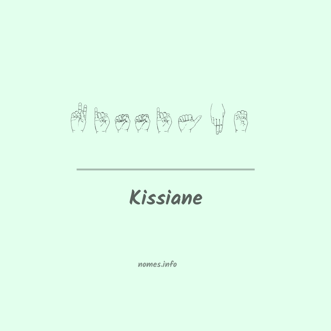 Kissiane em Libras