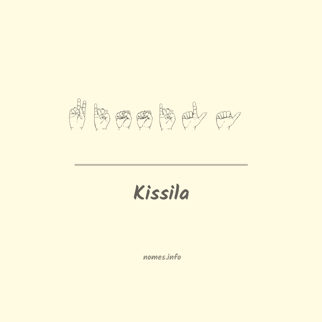 Kissila em Libras
