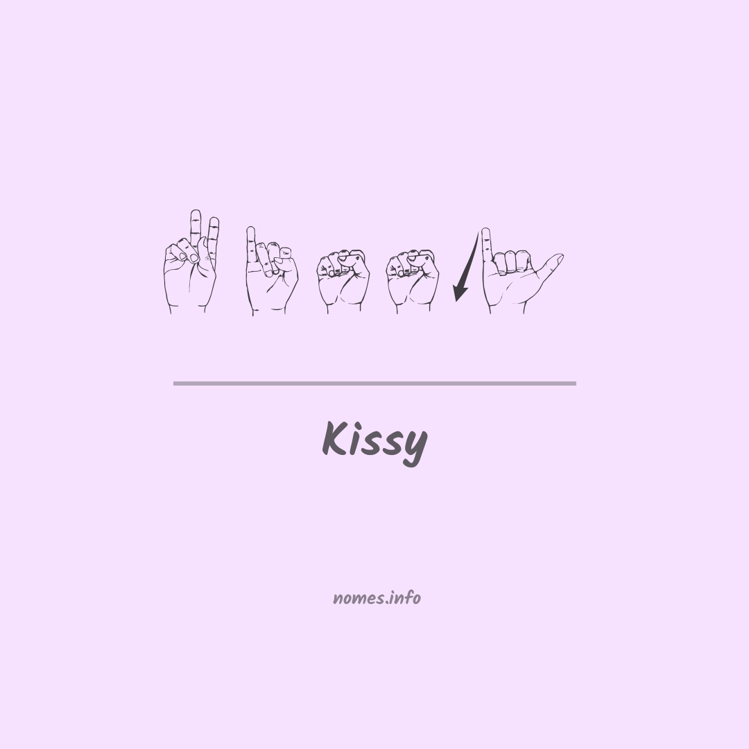 Kissy em Libras
