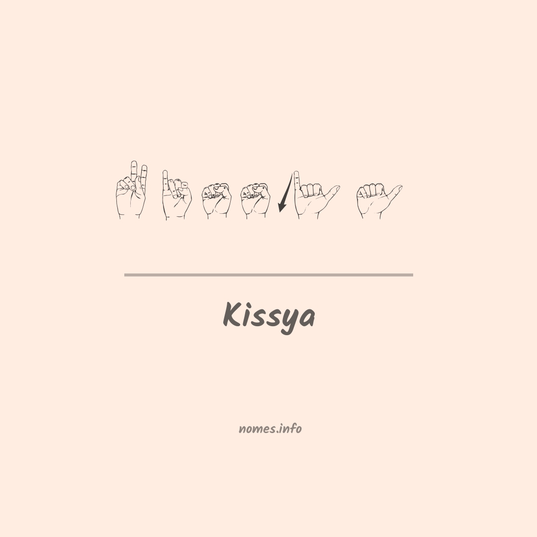 Kissya em Libras
