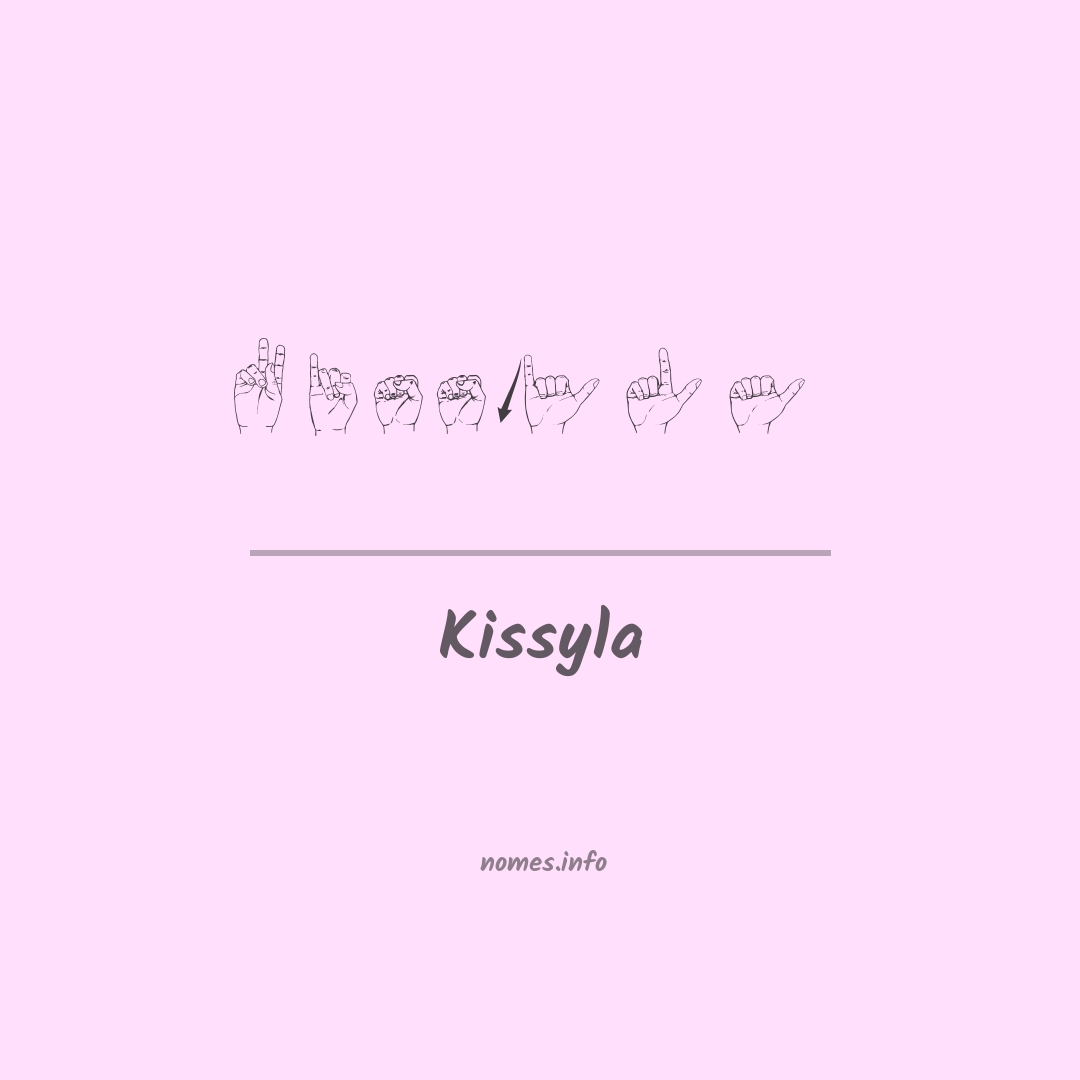 Kissyla em Libras
