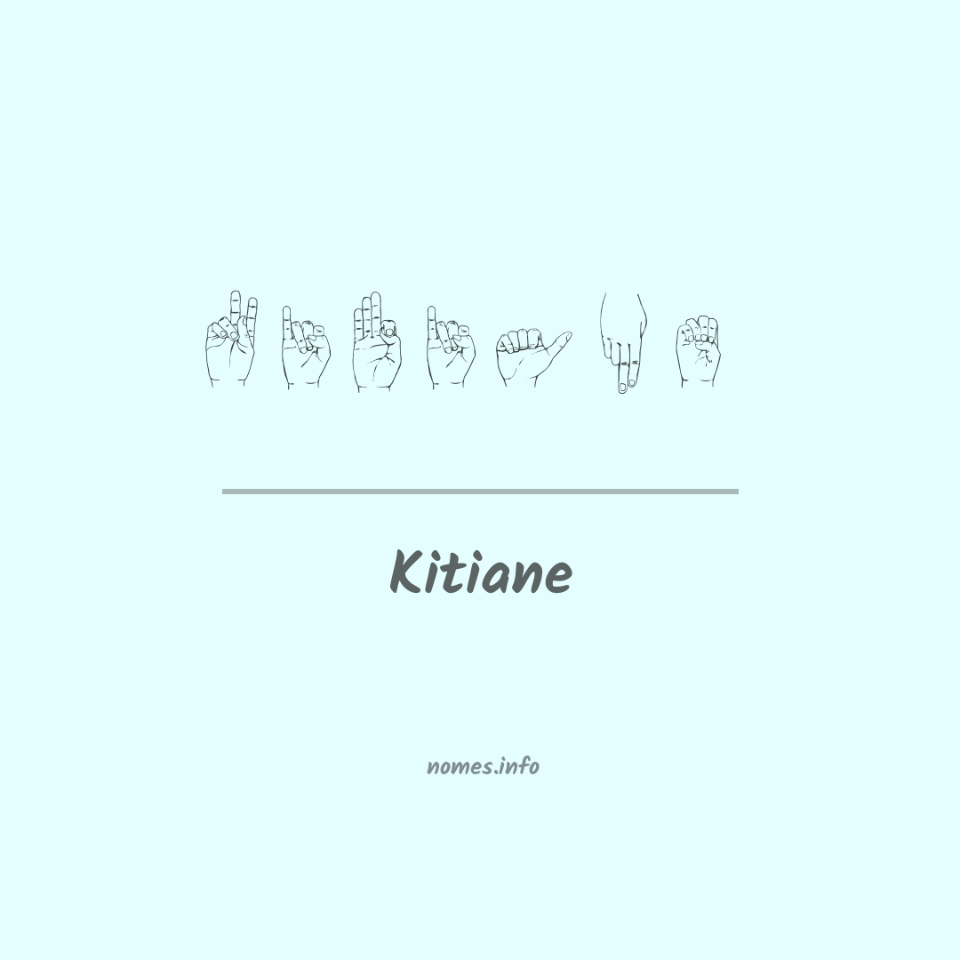 Kitiane em Libras