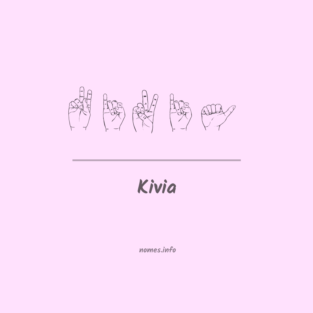 Kivia em Libras
