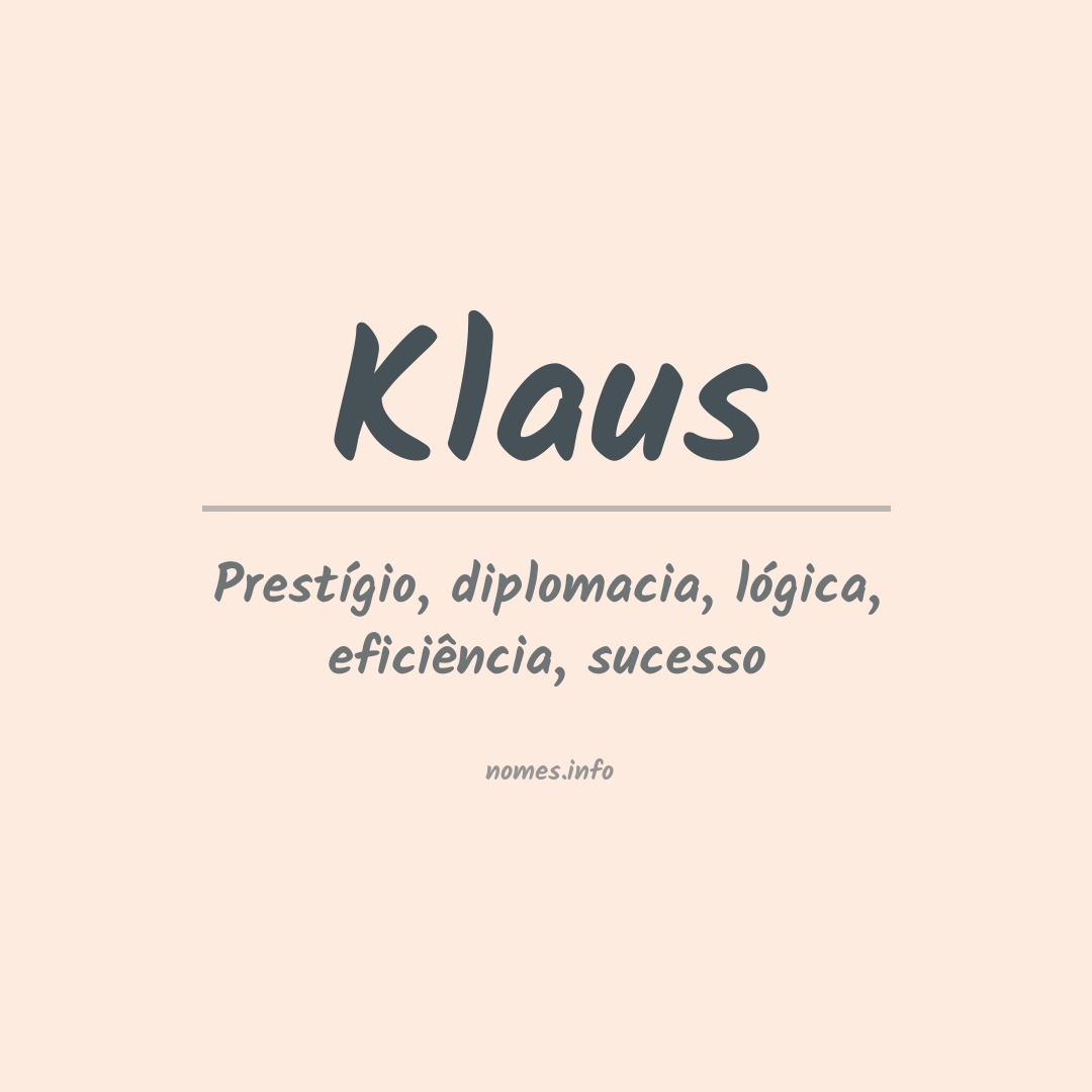 Significado do nome Klaus