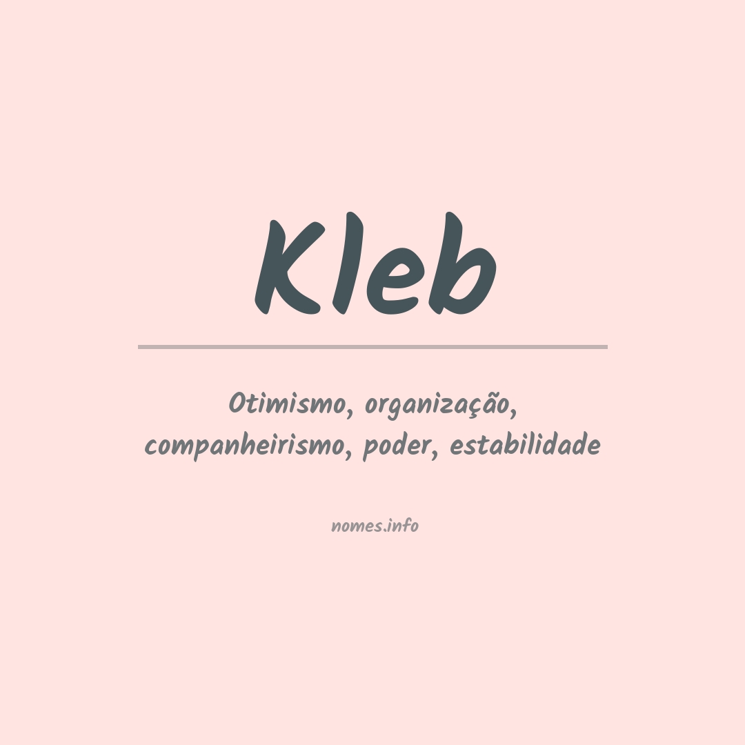 Significado do nome Kleb