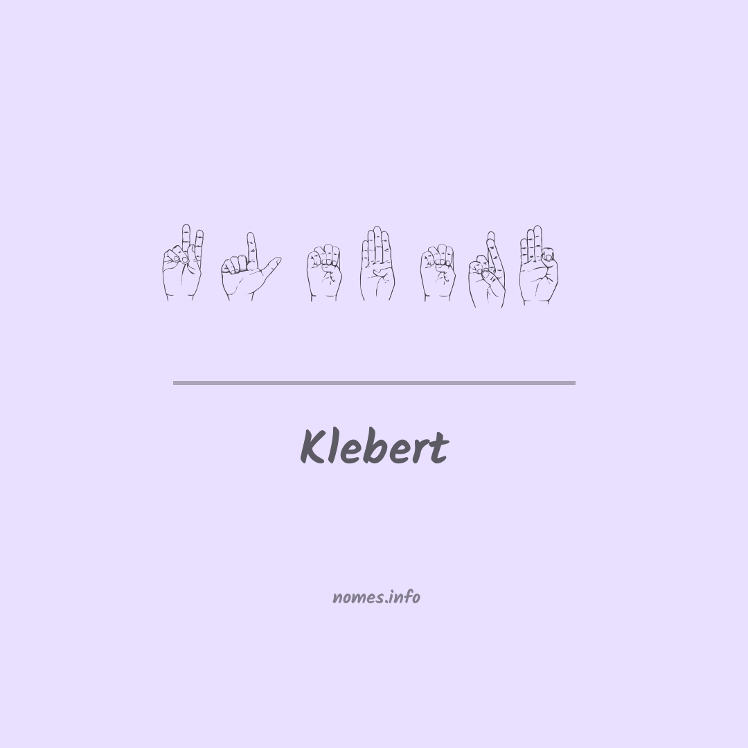 Klebert em Libras