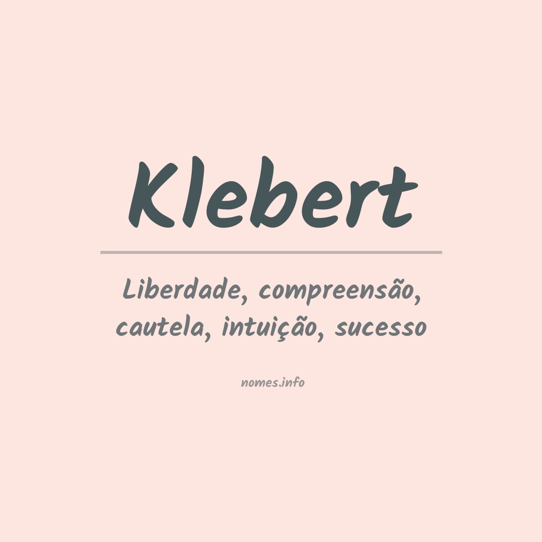 Significado do nome Klebert