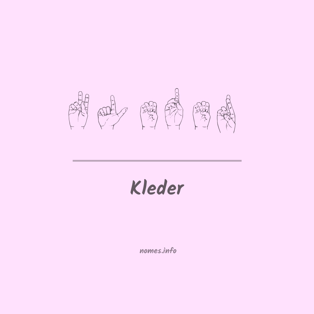 Kleder em Libras Kleder em Libras