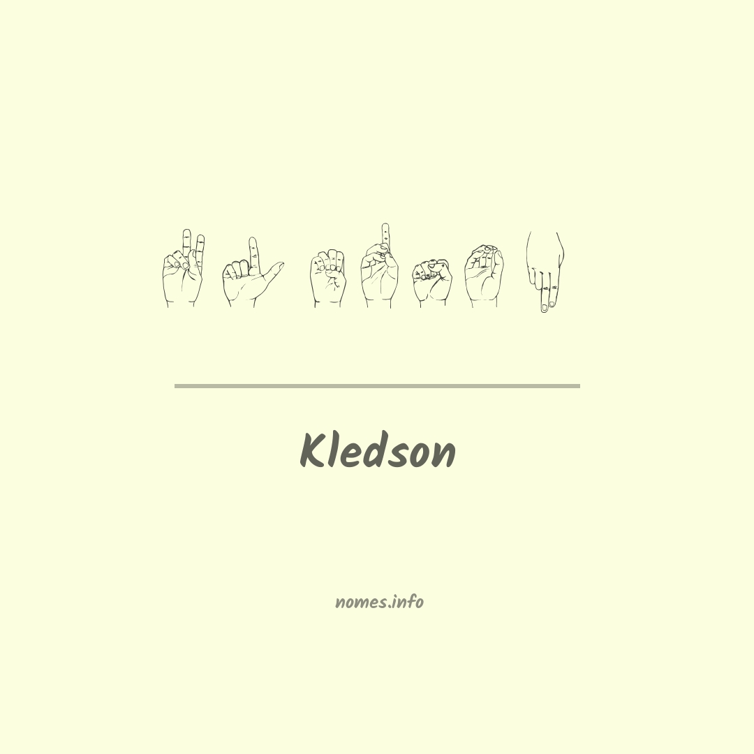 Kledson em Libras
