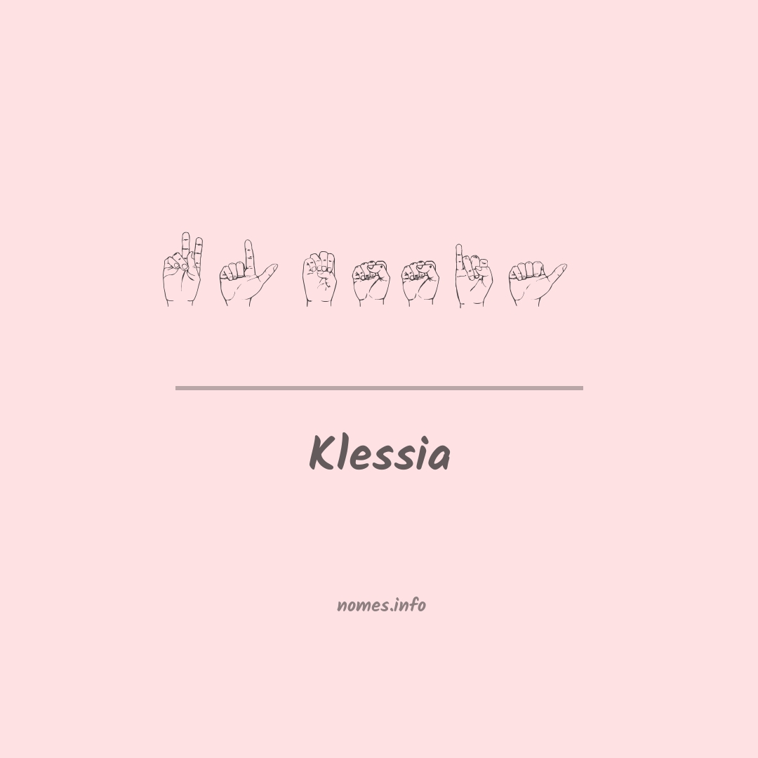Klessia em Libras