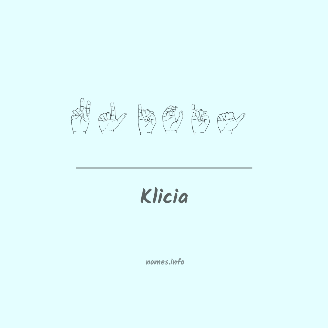 Klicia em Libras