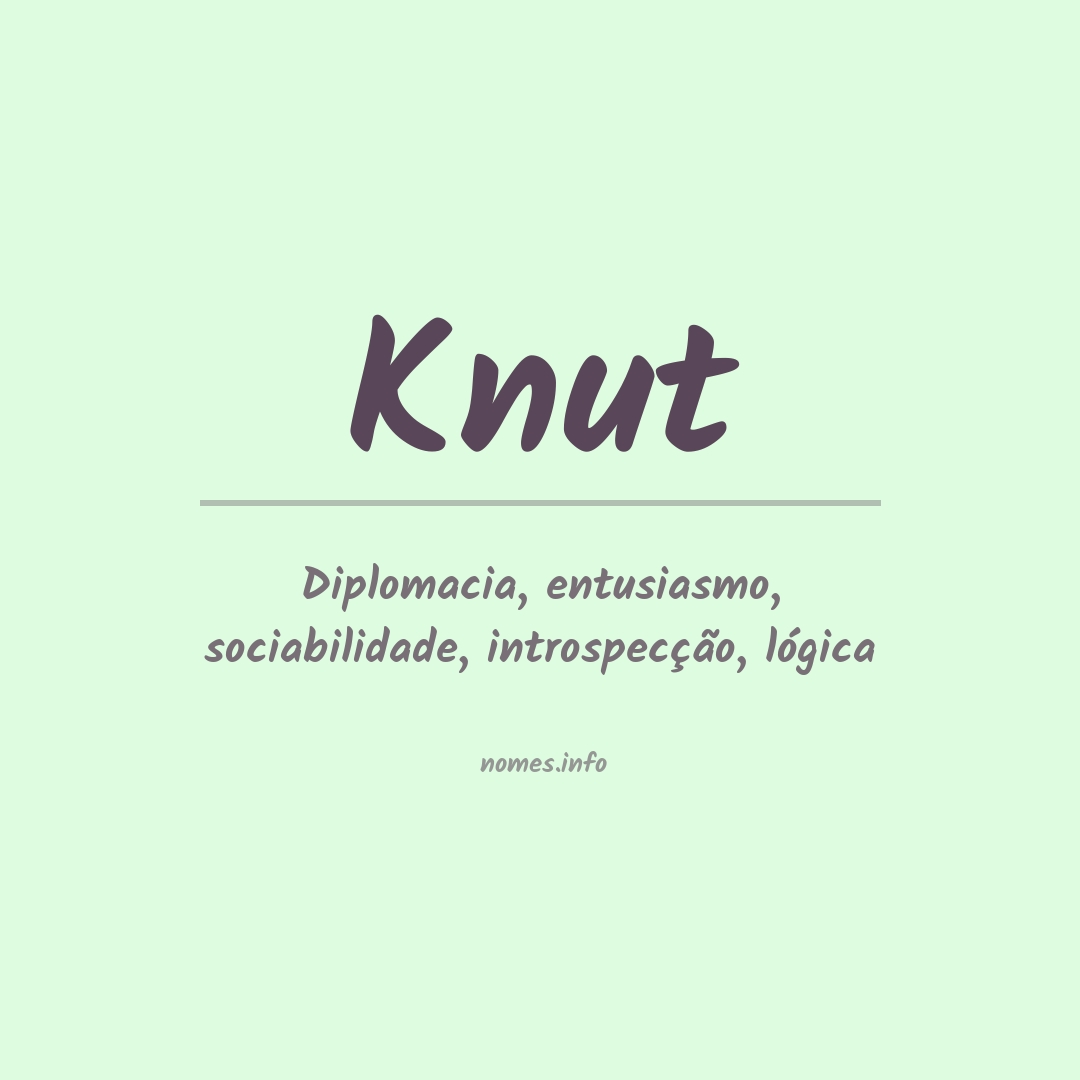Significado do nome Knut