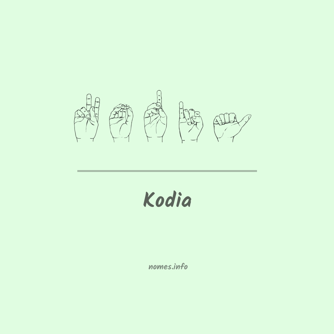 Kodia em Libras